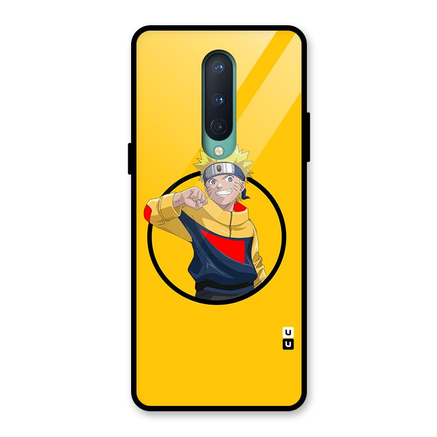 Naruto Sports Art Glass Back Case for OnePlus 8