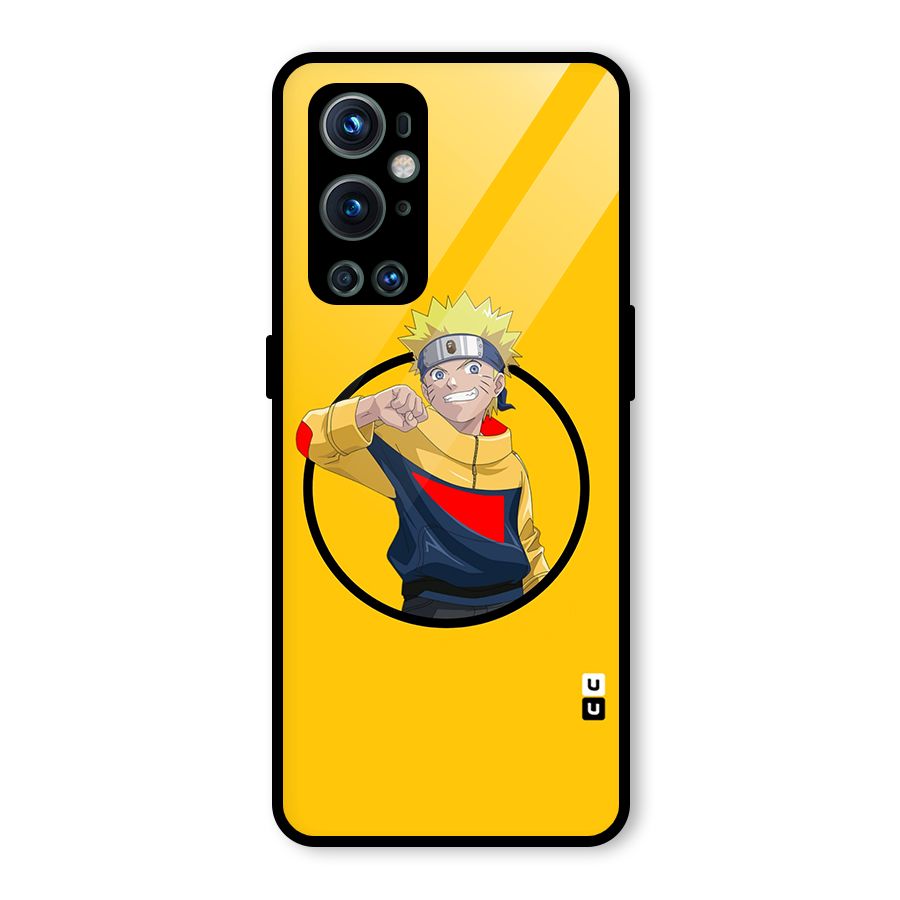 Naruto Sports Art Glass Back Case for OnePlus 9 Pro