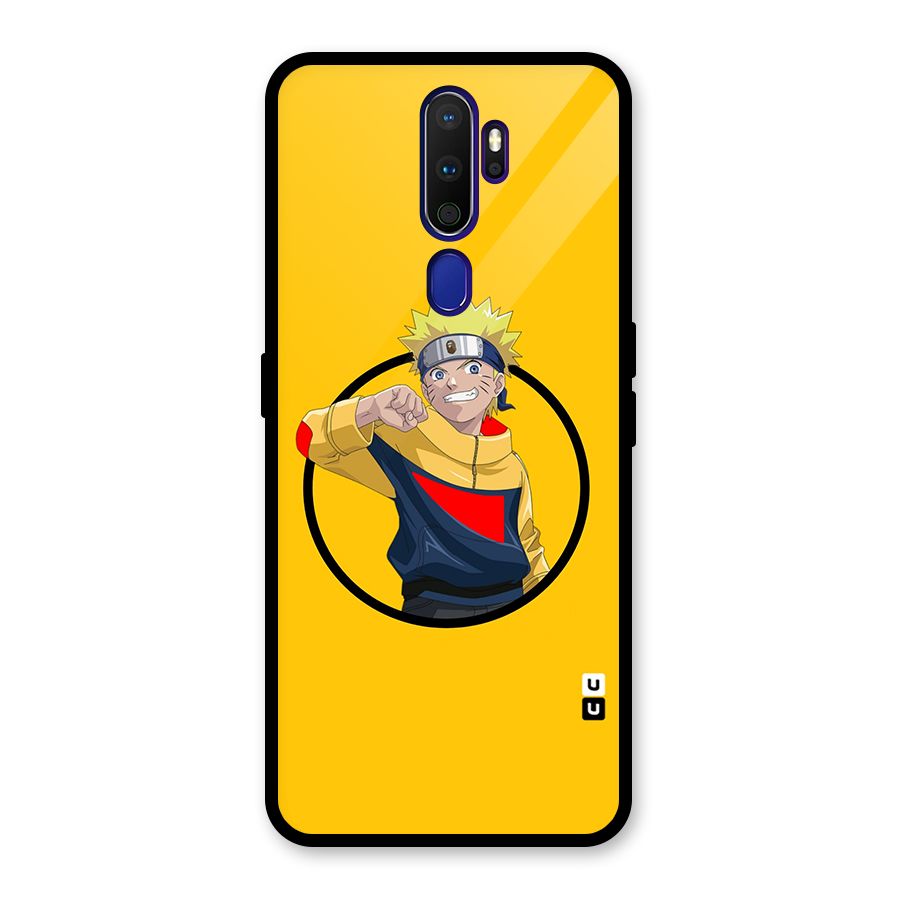 Naruto Sports Art Glass Back Case for Oppo A9 (2020)