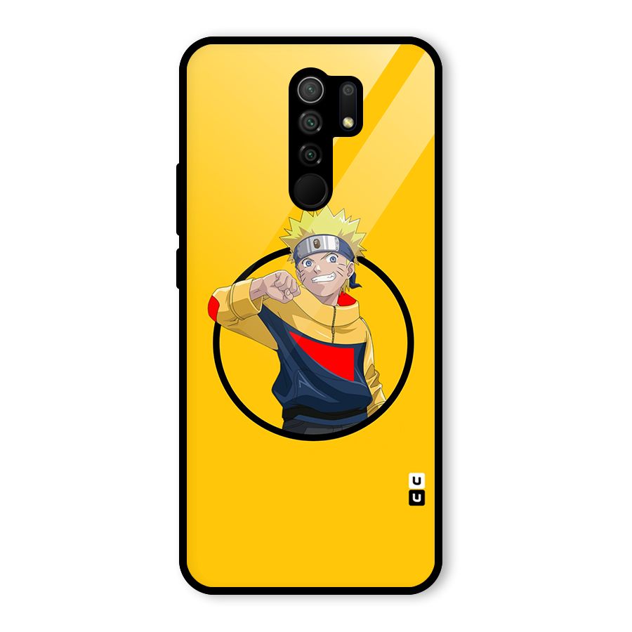 Naruto Sports Art Glass Back Case for Poco M2