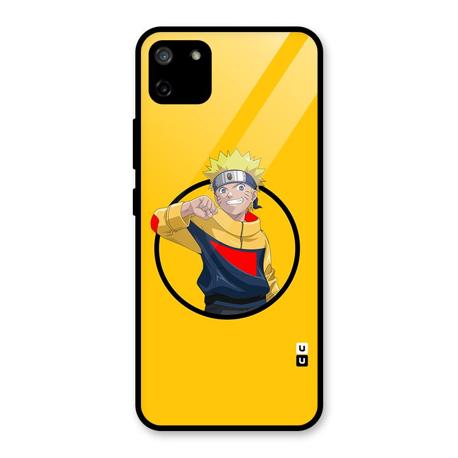 Naruto Sports Art Glass Back Case for Realme C11