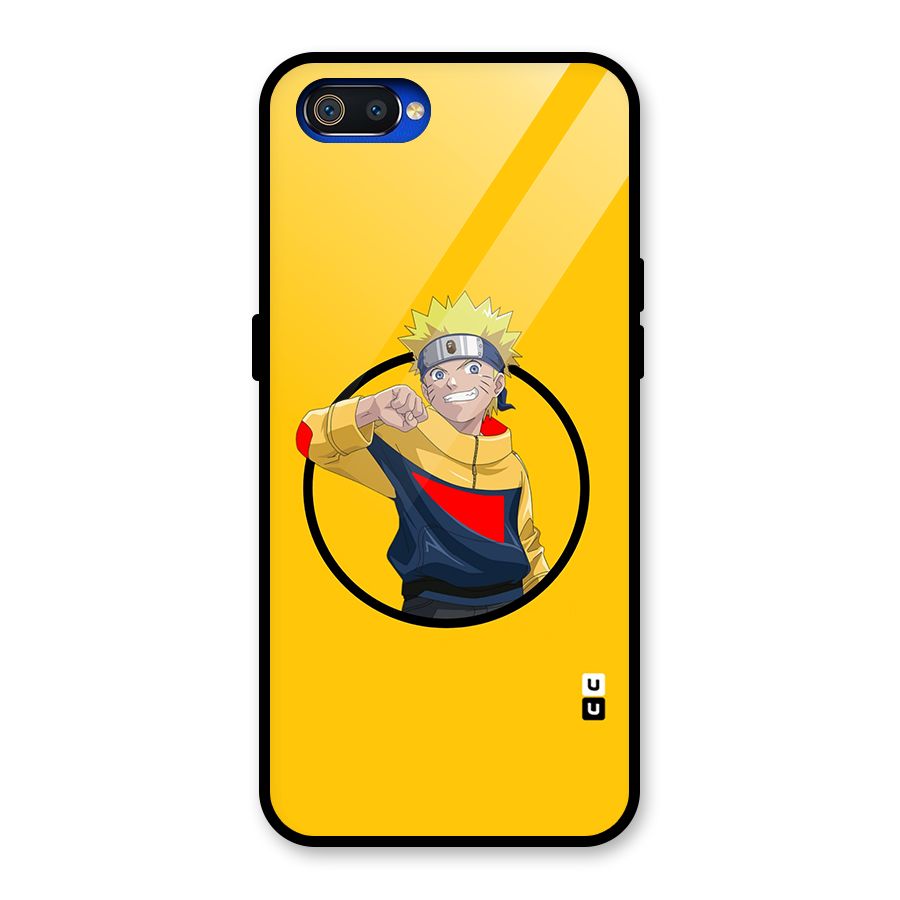 Naruto Sports Art Glass Back Case for Realme C2