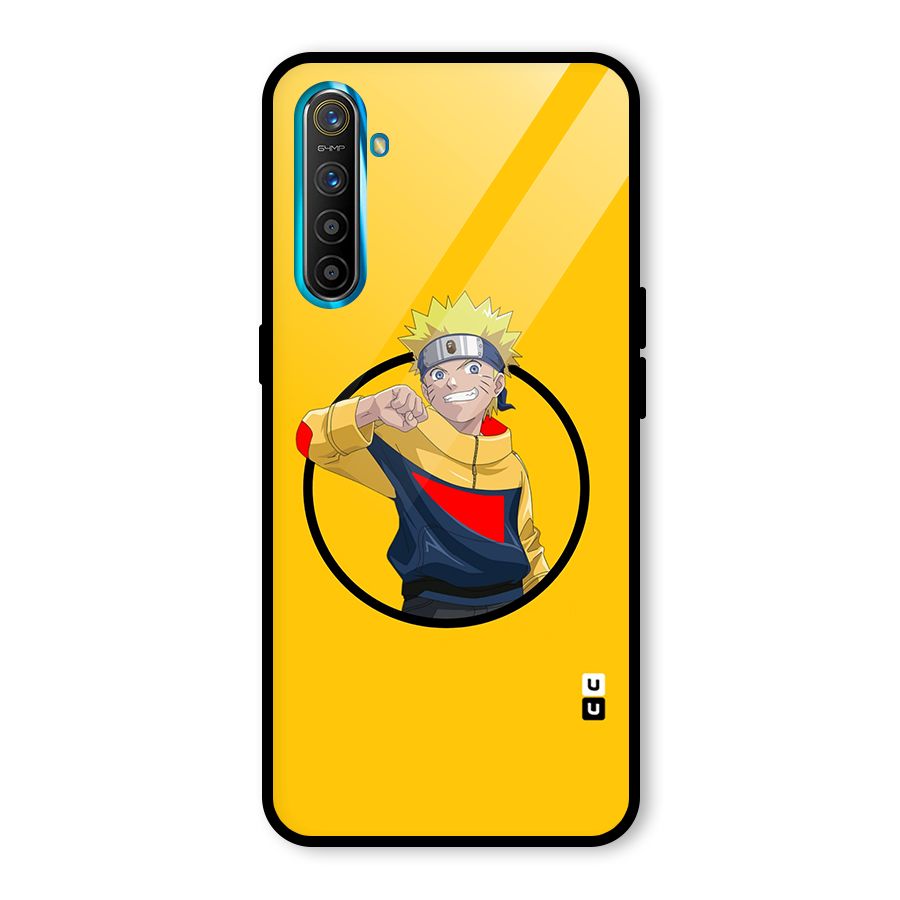 Naruto Sports Art Glass Back Case for Realme X2