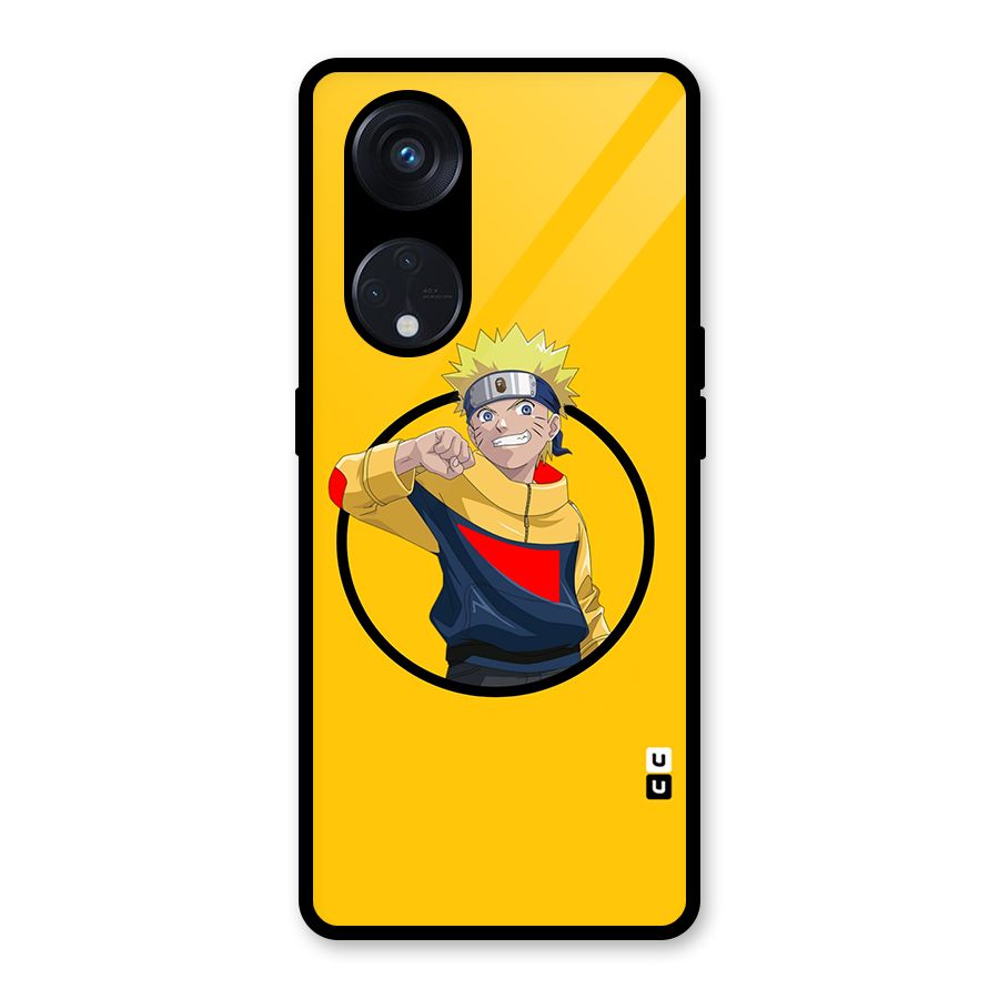 Naruto Sports Art Glass Back Case for Reno8 T 5G