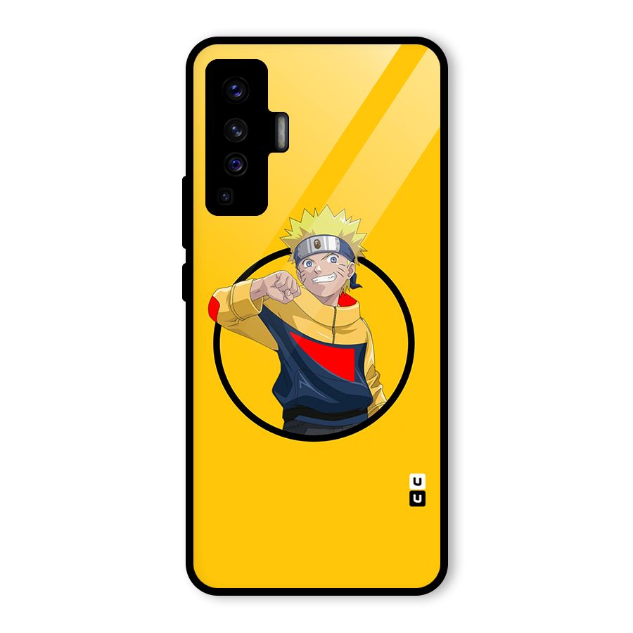 Naruto Sports Art Glass Back Case for Vivo X50