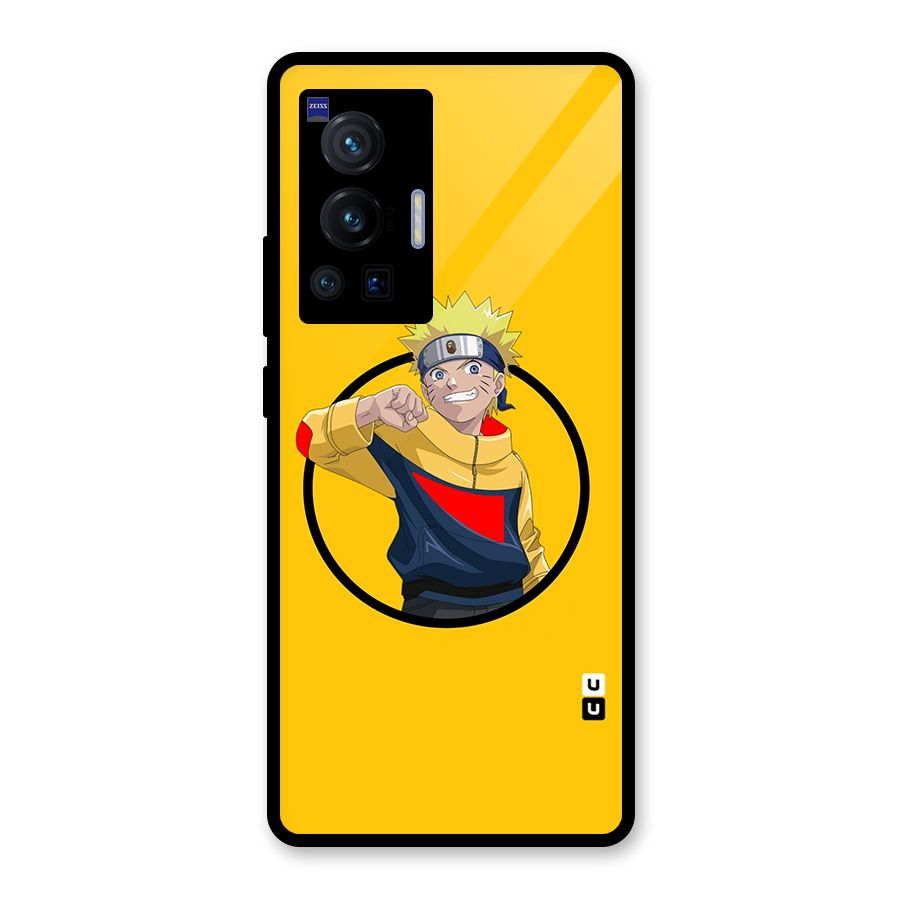 Naruto Sports Art Glass Back Case for Vivo X70 Pro