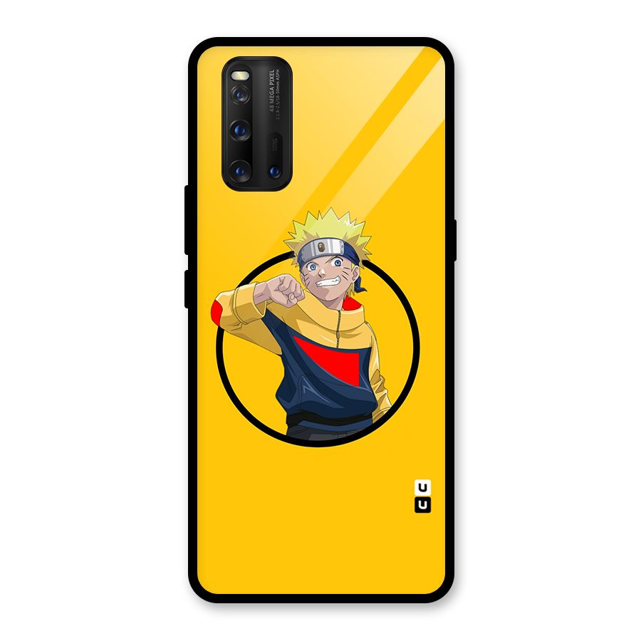 Naruto Sports Art Glass Back Case for Vivo iQOO 3