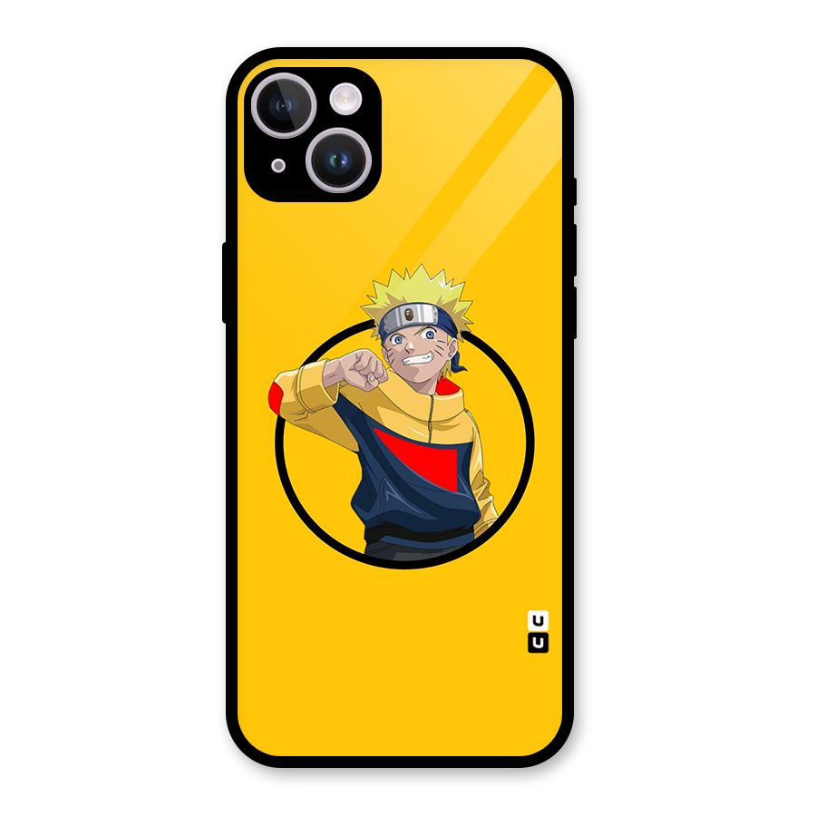 Naruto Sports Art Glass Back Case for iPhone 14 Plus