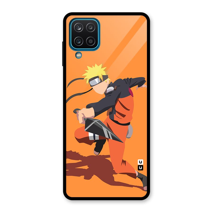 Naruto Ultimate Ninja Storm Glass Back Case for Galaxy A12