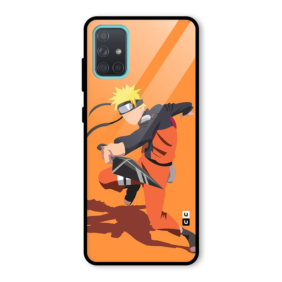 Naruto Ultimate Ninja Storm Glass Back Case for Galaxy A71