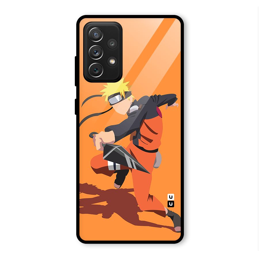 Naruto Ultimate Ninja Storm Glass Back Case for Galaxy A72