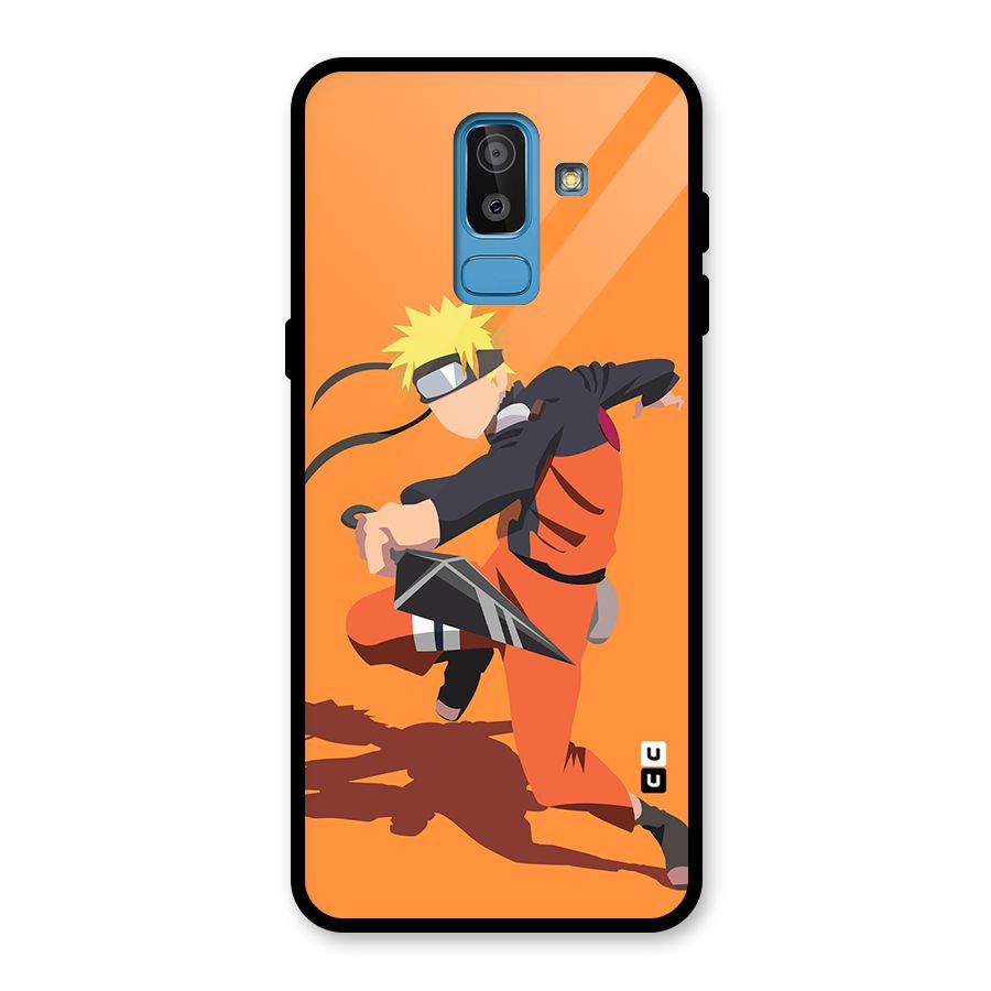 Naruto Ultimate Ninja Storm Glass Back Case for Galaxy J8