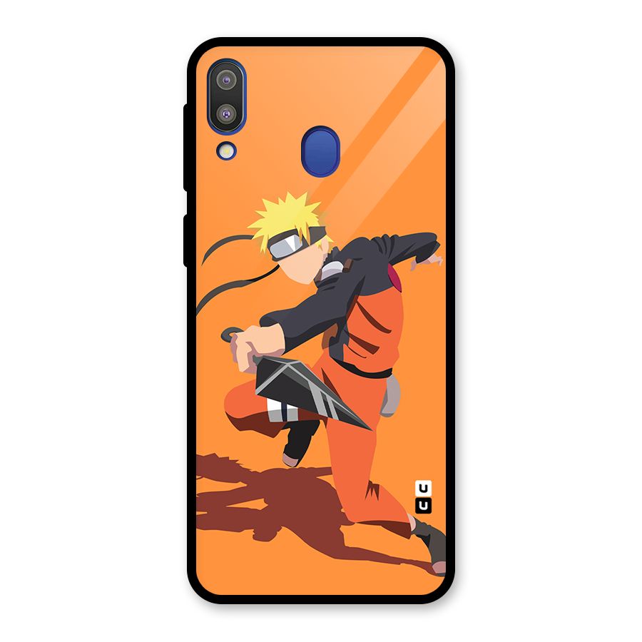 Naruto Ultimate Ninja Storm Glass Back Case for Galaxy M20