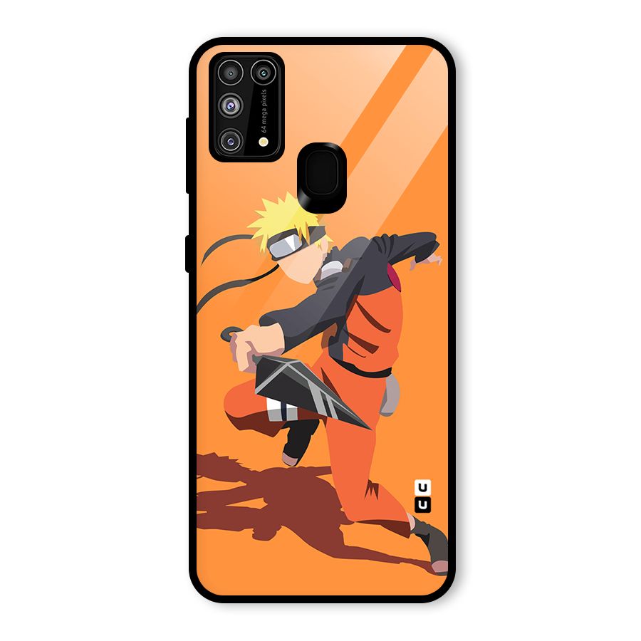 Naruto Ultimate Ninja Storm Glass Back Case for Galaxy M31