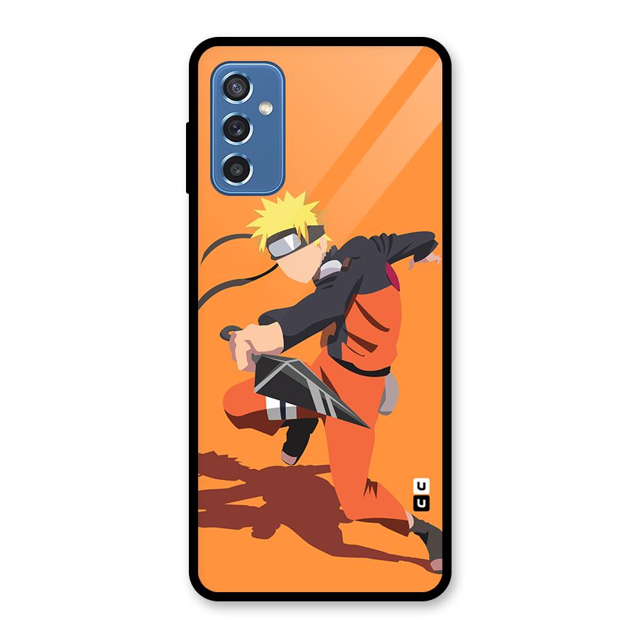 Naruto Ultimate Ninja Storm Glass Back Case for Galaxy M52 5G