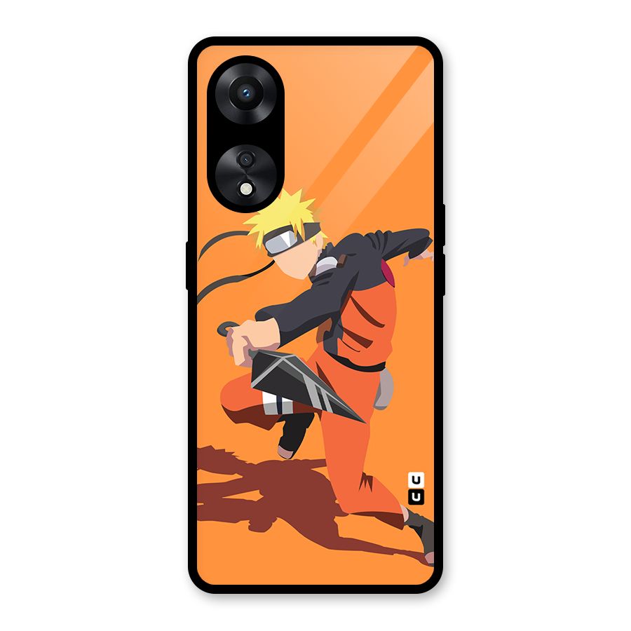 Naruto Ultimate Ninja Storm Glass Back Case for Oppo A78