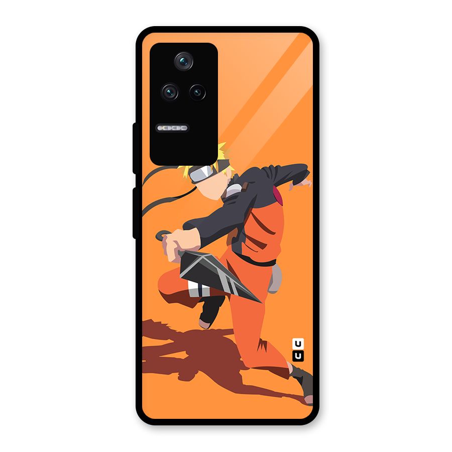 Naruto Ultimate Ninja Storm Glass Back Case for Poco F4 5G
