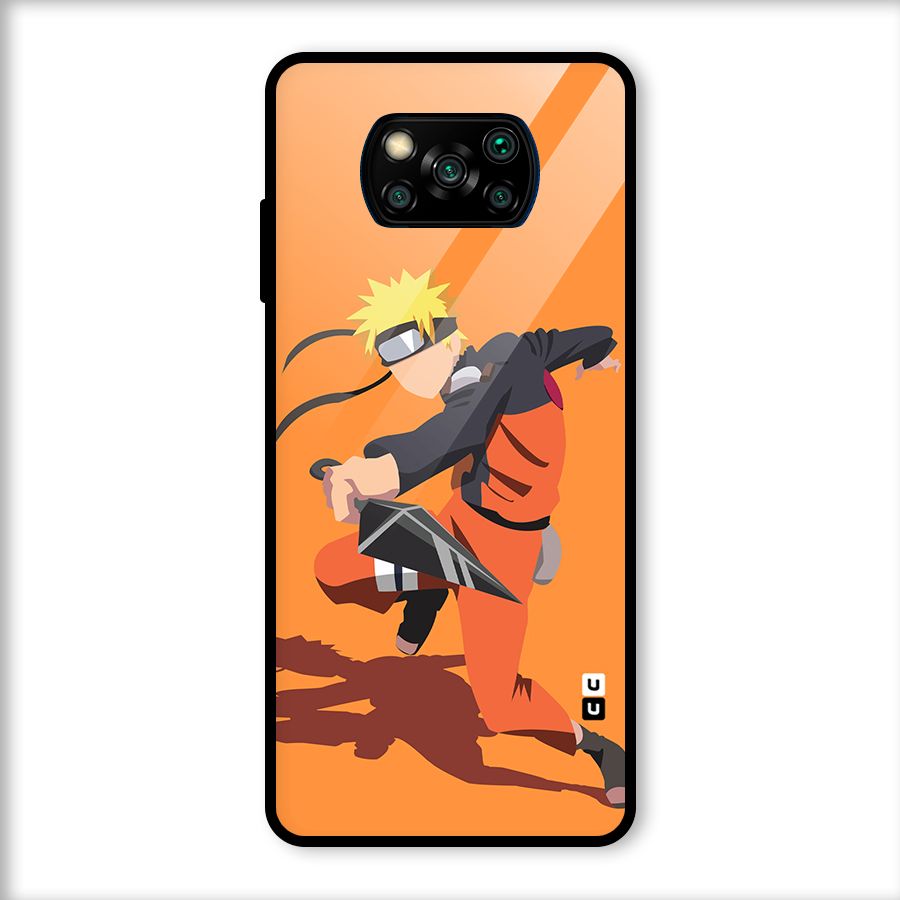 Naruto Ultimate Ninja Storm Glass Back Case for Poco X3