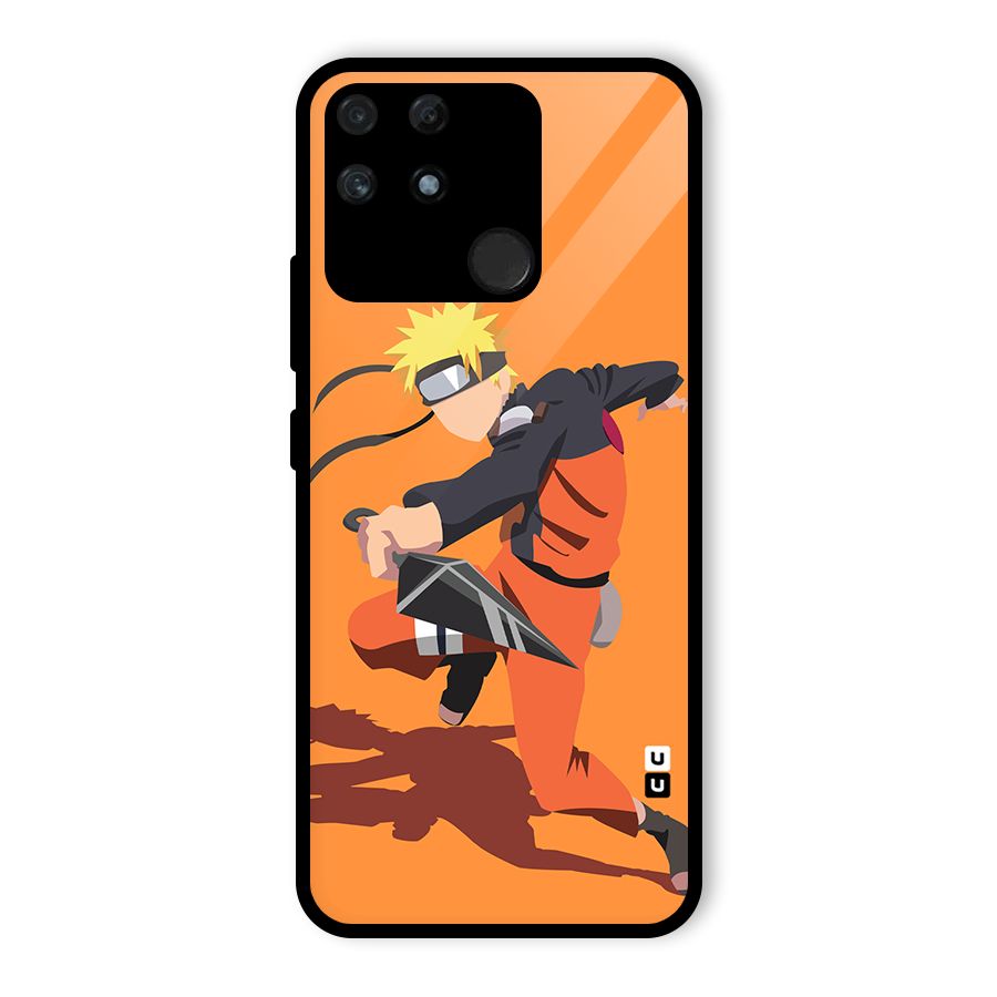 Naruto Ultimate Ninja Storm Glass Back Case for Realme Narzo 50A
