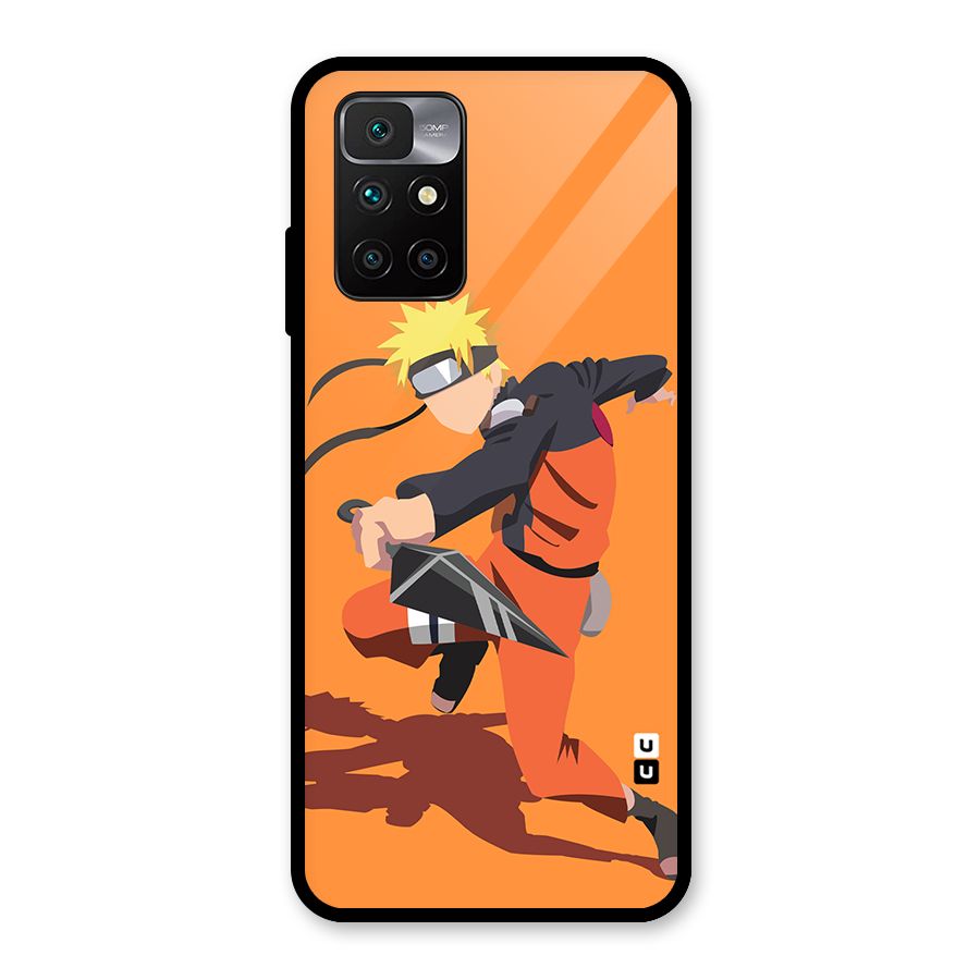 Naruto Ultimate Ninja Storm Glass Back Case for Redmi 10 Prime