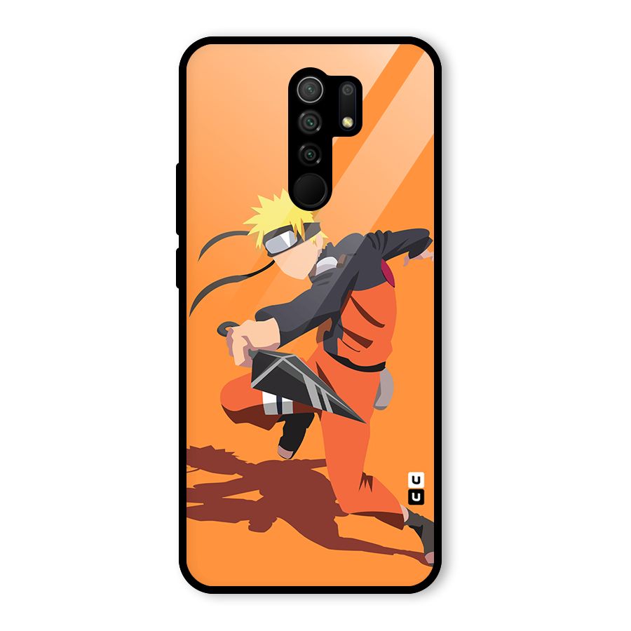 Naruto Ultimate Ninja Storm Glass Back Case for Redmi 9 Prime