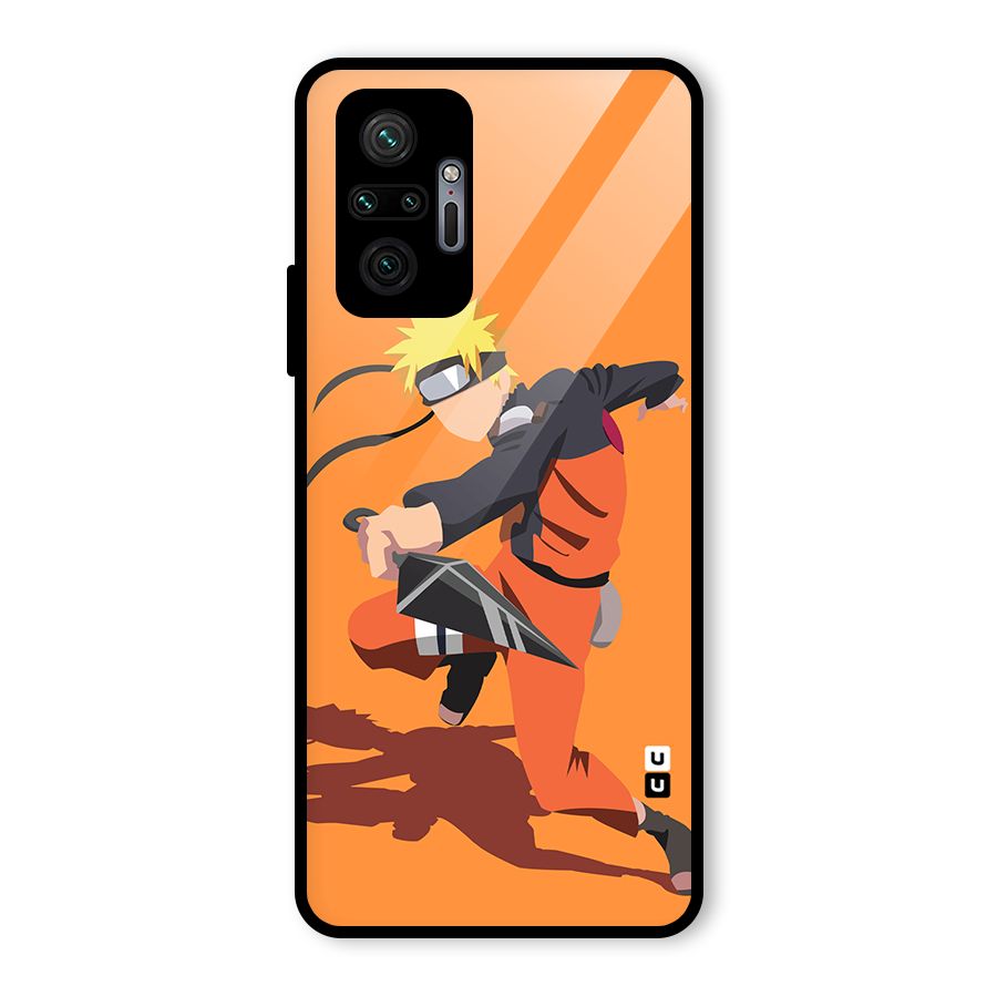 Naruto Ultimate Ninja Storm Glass Back Case for Redmi Note 10 Pro
