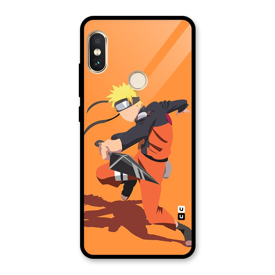 Naruto Ultimate Ninja Storm Glass Back Case for Redmi Note 5 Pro