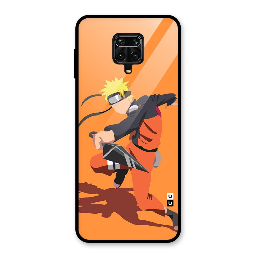 Naruto Ultimate Ninja Storm Glass Back Case for Redmi Note 9 Pro