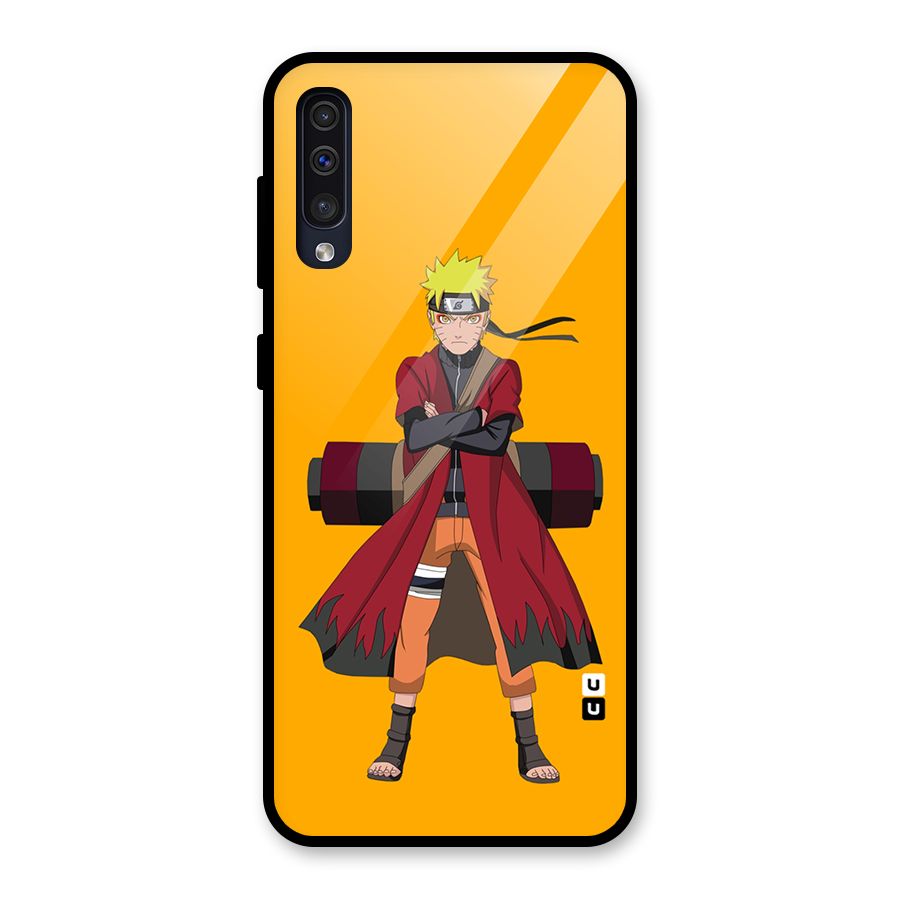 Naruto Uzumaki Art Glass Back Case for Galaxy A50s