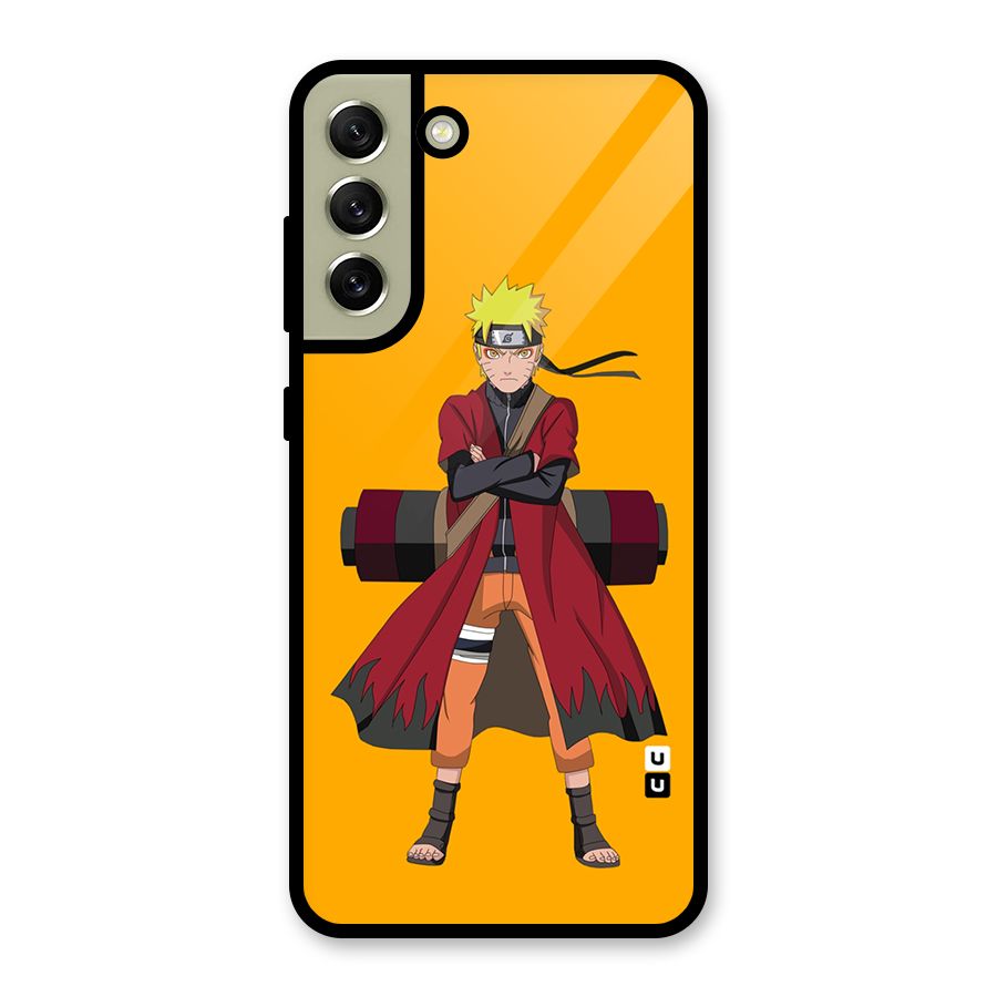 Naruto Uzumaki Art Glass Back Case for Galaxy S21 FE 5G