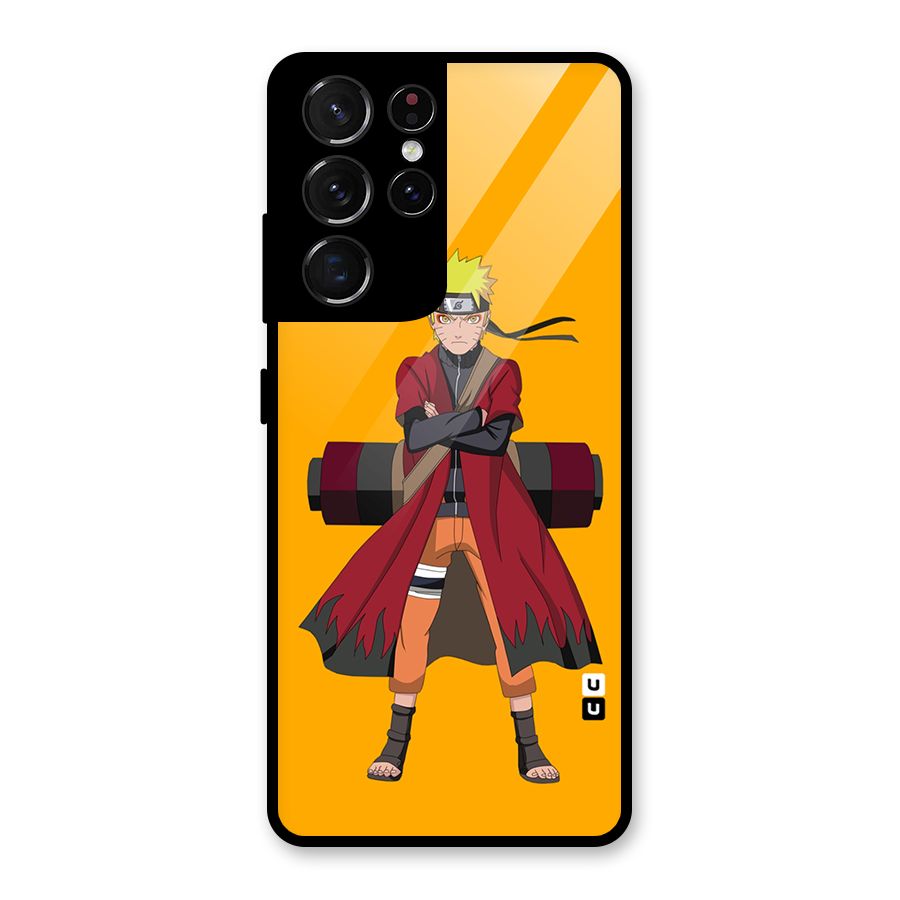 Naruto Uzumaki Art Glass Back Case for Galaxy S21 Ultra 5G