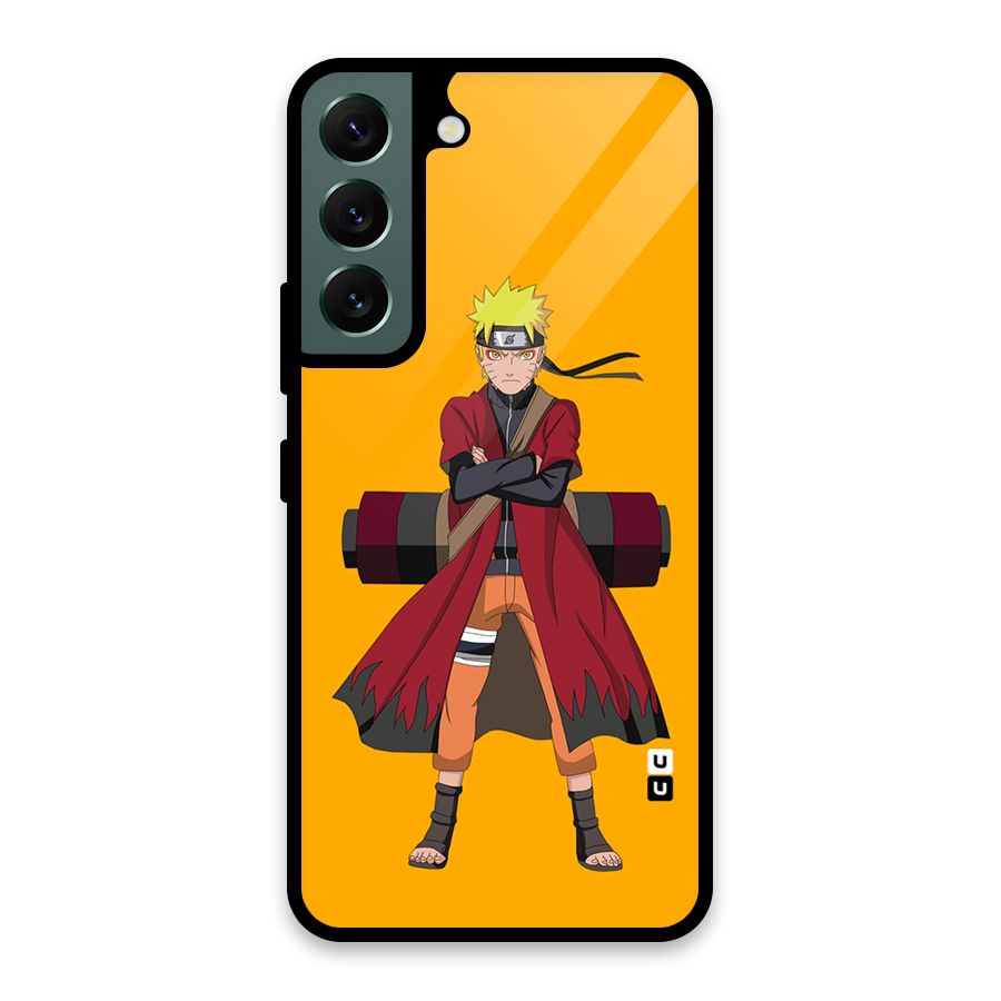 Naruto Uzumaki Art Glass Back Case for Galaxy S22 5G