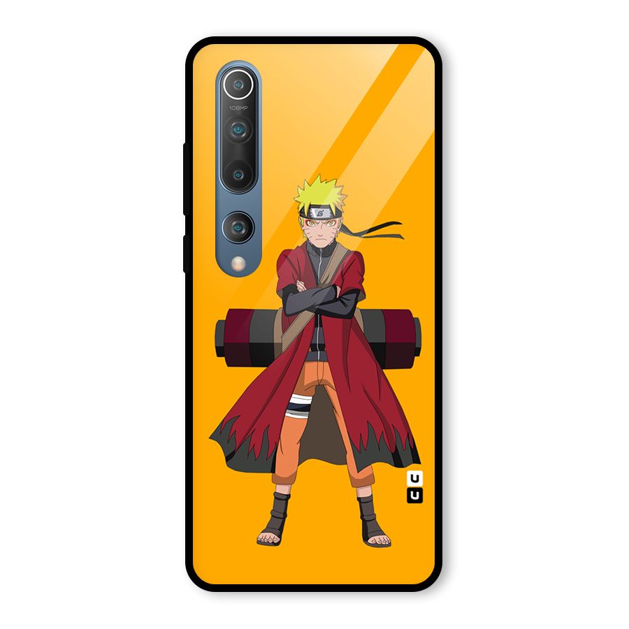 Naruto Uzumaki Art Glass Back Case for Mi 10