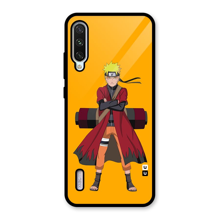 Naruto Uzumaki Art Glass Back Case for Mi A3