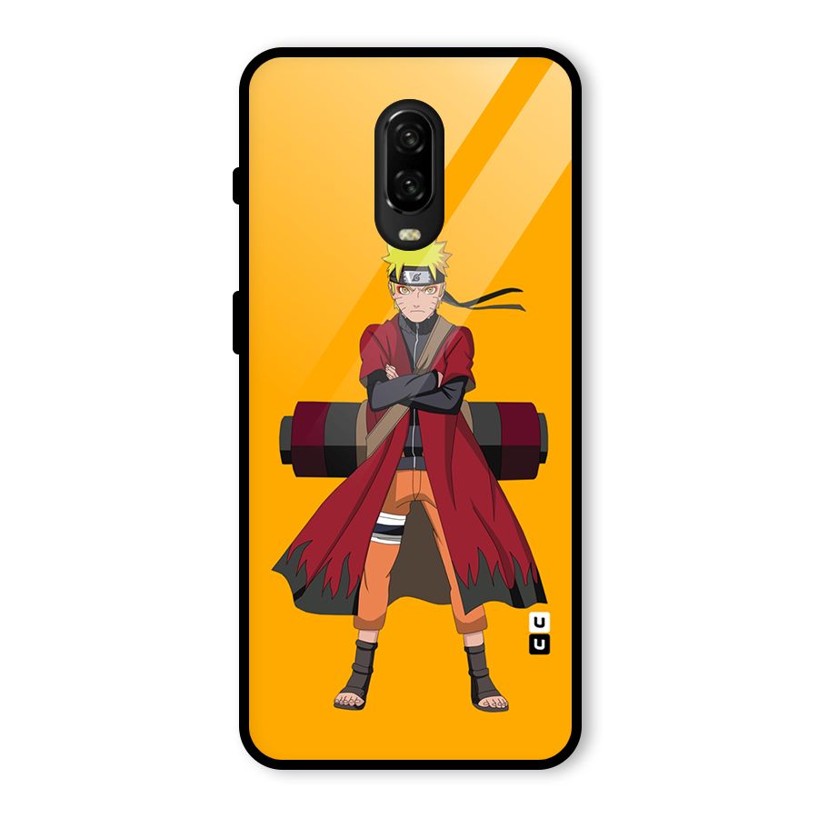 Naruto Uzumaki Art Glass Back Case for OnePlus 6T