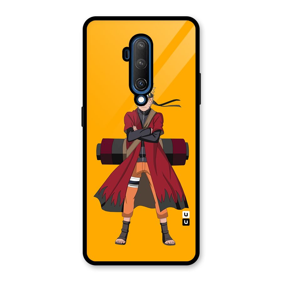 Naruto Uzumaki Art Glass Back Case for OnePlus 7T Pro