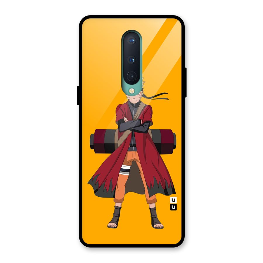 Naruto Uzumaki Art Glass Back Case for OnePlus 8