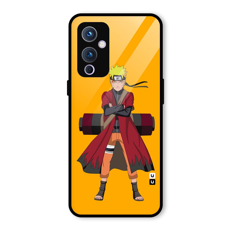 Naruto Uzumaki Art Glass Back Case for OnePlus 9