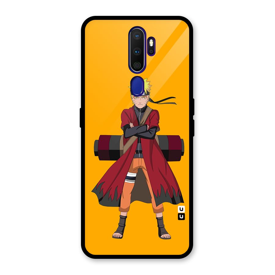 Naruto Uzumaki Art Glass Back Case for Oppo A9 (2020)
