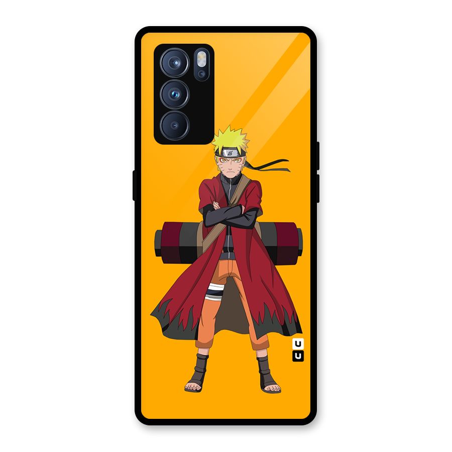 Naruto Uzumaki Art Glass Back Case for Oppo Reno6 Pro 5G