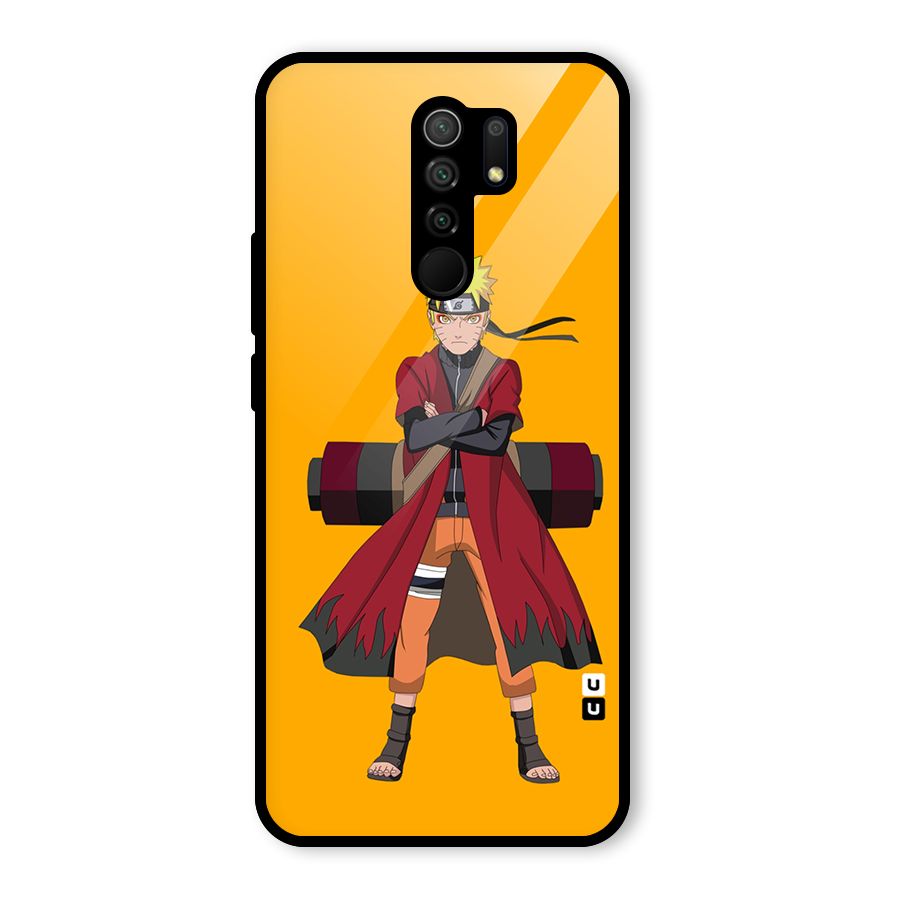 Naruto Uzumaki Art Glass Back Case for Poco M2