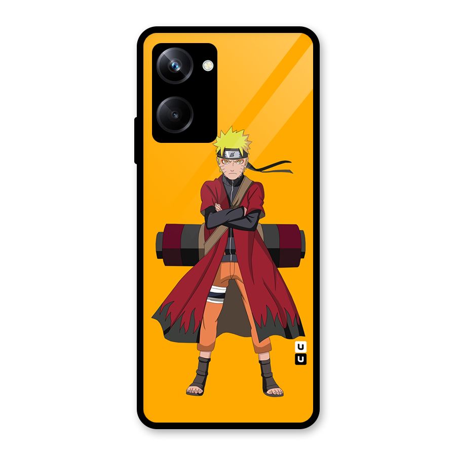 Naruto Uzumaki Art Glass Back Case for Realme 10 Pro