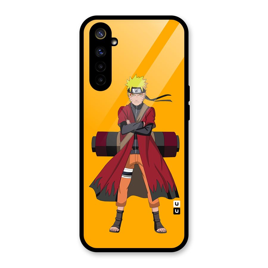 Naruto Uzumaki Art Glass Back Case for Realme 6
