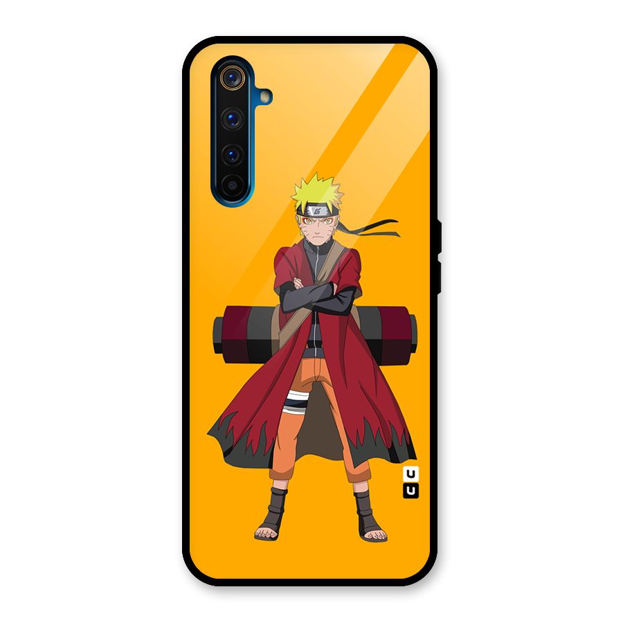 Naruto Uzumaki Art Glass Back Case for Realme 6 Pro
