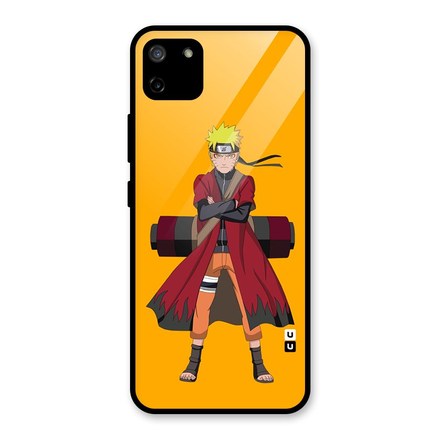 Naruto Uzumaki Art Glass Back Case for Realme C11