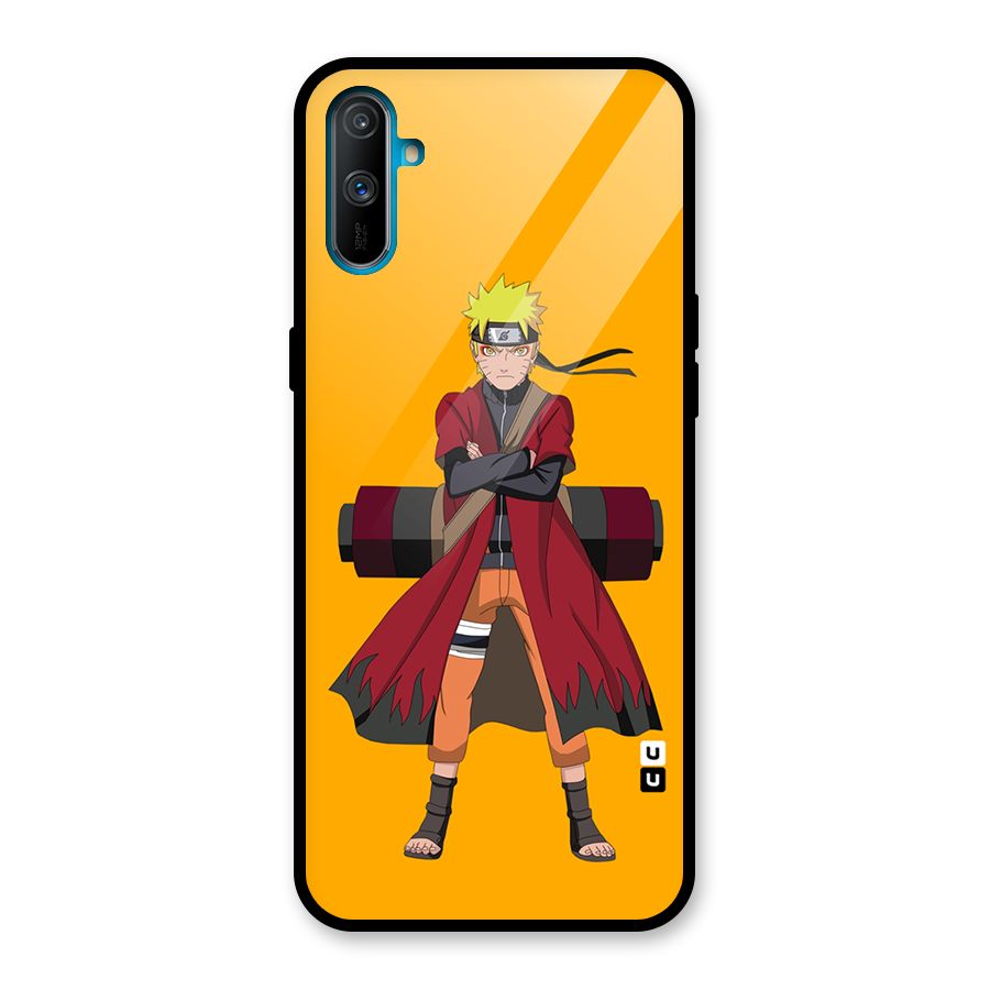 Naruto Uzumaki Art Glass Back Case for Realme C3