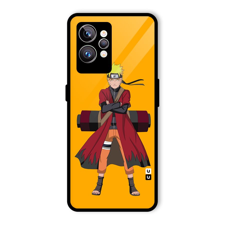 Naruto Uzumaki Art Glass Back Case for Realme GT2 Pro