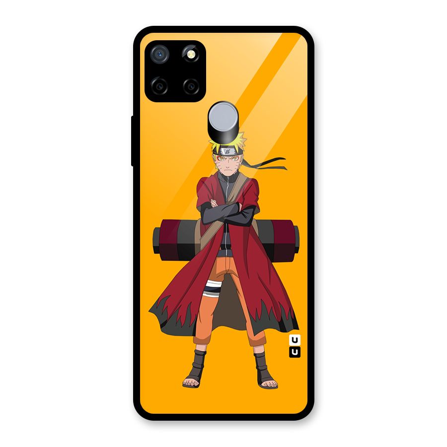 Naruto Uzumaki Art Glass Back Case for Realme Narzo 30A