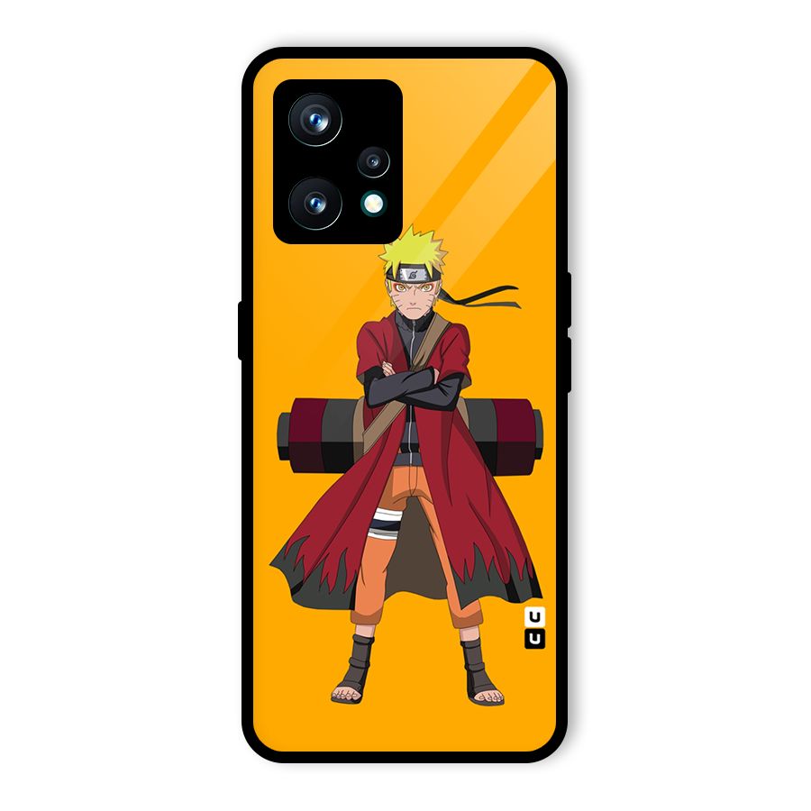 Naruto Uzumaki Art Glass Back Case for Realme Narzo 50 Pro