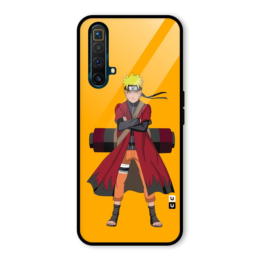 Naruto Uzumaki Art Glass Back Case for Realme X3